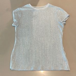 Ted Baker baby blue tee with sparkle detail.